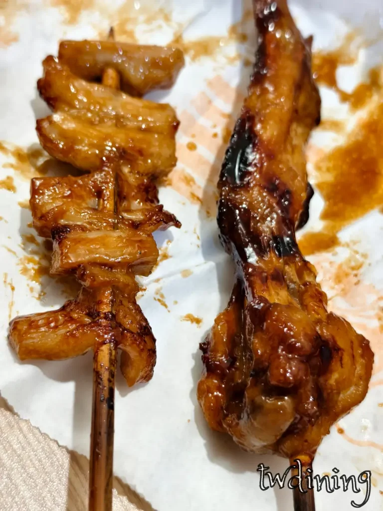 松阪豬|串燒王者等級的口感神獸 松阪豬脆彈攻擊你的咀嚼感,炭火香+油脂香,每口都是肉感高光時刻